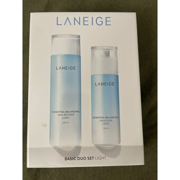 LANEIGE Basic Duo Set Hydrating Skincare Gift Set For All Skin Types NEW - Picture 2 of 5